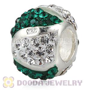  925 Sterling Silver Charm Beads With Austrian Crystal Wholesale 