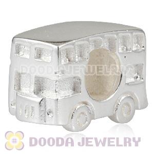 Shiny Silver 2012 London Olympic Double Decker Bus Bead Fit European Olympics Bracelet