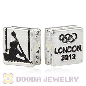 London 2012 Olympics Canoe Slalom Square Alloy Beads Wholesale