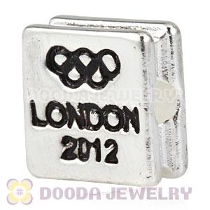 London 2012 Olympics Cycling Track Square Alloy Beads Wholesale