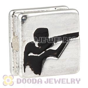 London 2012 Olympics Shooting Square Alloy Beads Wholesale