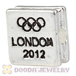 London 2012 Olympics Volleyball Square Alloy Beads Wholesale