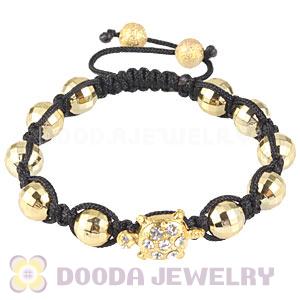 Wholesale 2012 New Handmade Bracelets With Faceted ABS And Turtle Bead 