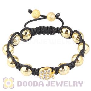 Wholesale 2012 New Handmade Bracelets With Faceted ABS And Apple Bead 