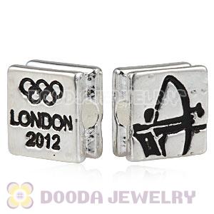 London 2012 Olympics Archery Square Alloy Beads Wholesale