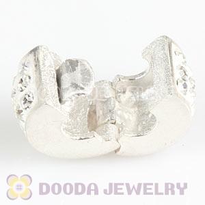  925 Sterling Silver Clip Charm Beads With Austrian Crystal Wholesale 