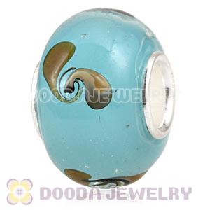 925 sterling silver single core Charm Jewelry glass beads