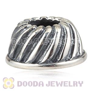 Antique Sterling Silver European Cake Charm Beads Wholesale