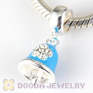 925 Sterling Silver European Enamel Dangle jingle bells Wholesale