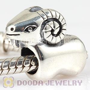 Sterling Silver European Cute Sheep Charm Beads Wholesale
