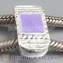 Wholesale Silver Plated Charm Jewelry European Double Hole Beads