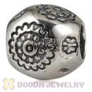 Sterling Silver European Midnight Bloom Charm Beads Wholesale