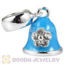 925 Sterling Silver European Enamel Dangle jingle bells Wholesale