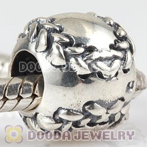 Sterling Silver Baseball Beads Fit London 2012 Olympics European Bracelet