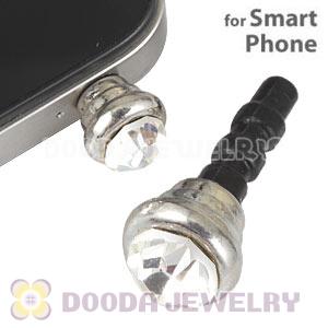 Earphone Jack Plug Accessory With Clear Crystal For Smart Phone Wholesale 