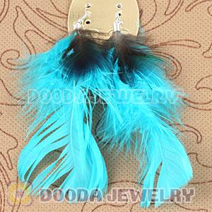 Cheap Blue Bohemia Feather Earrings Forever 21 Wholesale
