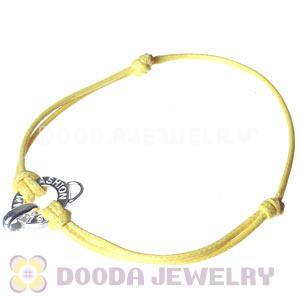 Fashion Yellow Sterling Silver Tscharms Club Bracelets Wholesale