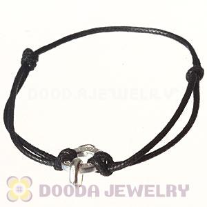 Fashion Black Sterling Silver Tscharms Club Bracelets Wholesale