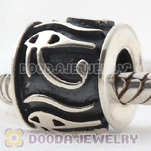 European Sterling Silver Eye of Horus Charm Beads Wholesale
