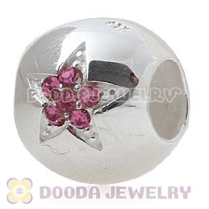 Sterling Silver 2012 Self-confidence Bead With Austrian Crystal Fit Olympics Bracelet