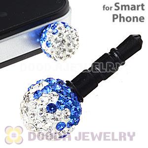 10mm Czech Crystal Ball Earphone Jack Plug For iPhone Wholesale 