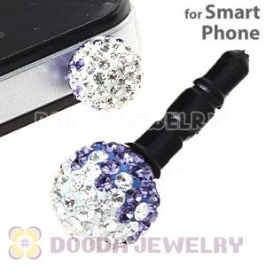 10mm Czech Crystal Ball Earphone Jack Plug For iPhone Wholesale 