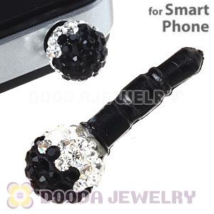8mm Czech Crystal Ball Earphone Jack Plug For iPhone Wholesale