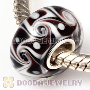 Top Class European Glass Beads With 925 Sterling Silver Single Core