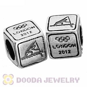 Sterling Silver European Canoe Sprint Beads London 2012 Olympics Charms