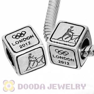 Sterling Silver European Triathlon Beads London 2012 Olympics Charms