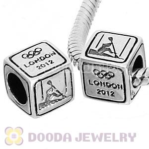 Sterling Silver European Canoe Slalom Beads London 2012 Olympics Charms