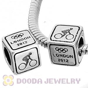 Sterling Silver European Cycling Road Beads London 2012 Olympics Charms