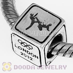 European Taekwondo Beads London 2012 Olympics Sterling Silver Charms