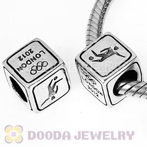 Sterling Silver European Football Beads London 2012 Olympics Charms