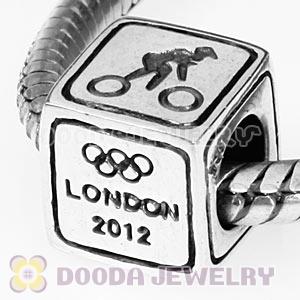 Sterling Silver European Cycling BMX Beads London 2012 Olympics Charms