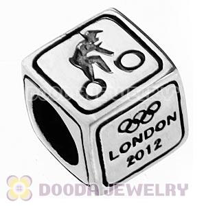 Sterling Silver European Cycling BMX Beads London 2012 Olympics Charms