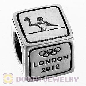 Sterling Silver European Water Polo Beads London 2012 Olympics Charms