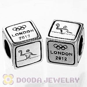 Sterling Silver European Water Polo Beads London 2012 Olympics Charms