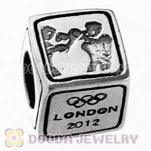 Sterling Silver European Boxing Beads London 2012 Olympics Charms