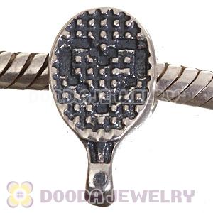 Sterling Silver Olympic Tennis Racket Bead Fit 2012 Olympics European Bracelet