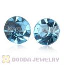 Cyan Crystal Anti Dust Earphone Jack Accessory For Smart Phone Wholesale