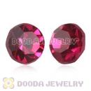 Fushia Crystal Anti Dust Earphone Jack Accessory For Smart Phone Wholesale