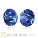 Ocean Blue Crystal Anti Dust Earphone Jack Accessory For Smart Phone Wholesale