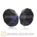 Ink Blue Crystal Anti Dust Earphone Jack Accessory For Smart Phone Wholesale