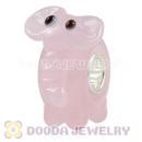 Handmade European Elephant Glass Beads In 925 Silver Core Wholesale