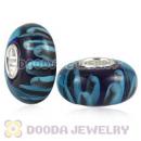 Handmade European Floral Glass Beads In 925 Silver Core Wholesale