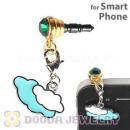 Crystal Cute Anti Dust Plug Stopper Charm For iPhone Wholesale