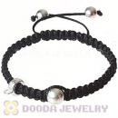 Fashion Sterling Silver Charms Macrame Bracelet Wholesale