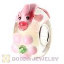 Handmade European Glass Fish Beads In 925 Silver Core Wholesale