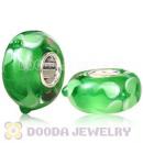 Top Class Jewelry Glass Beads with 925 sterling silver single core